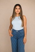 AMANDA BODYSUIT / AZUL CLARO
