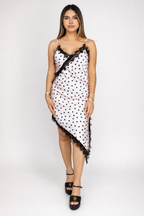 POLKA DOT DRESS / ROSA CLARO
