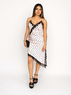 POLKA DOT DRESS / ROSA CLARO