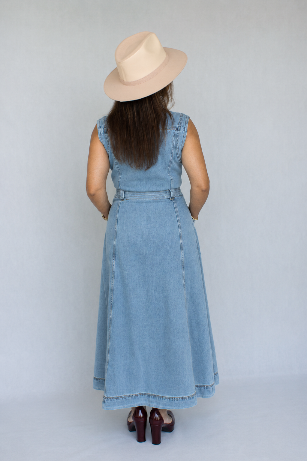 DAKOTA DENIM DRESS / LIGHT DENIM