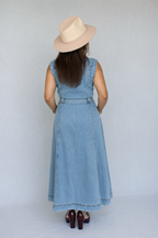 DAKOTA DENIM DRESS / LIGHT DENIM