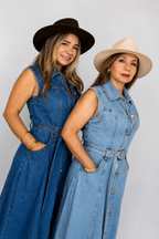 DAKOTA DENIM DRESS / DARK DENIM