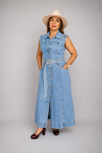 DAKOTA DENIM DRESS / LIGHT DENIM
