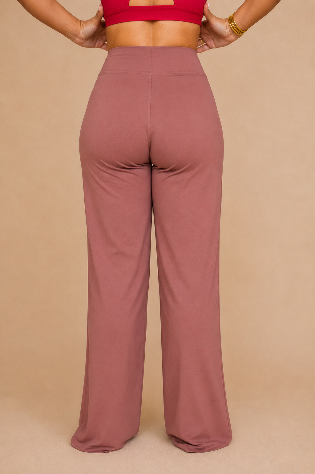 AURA LEGGINGS / BRICK RED