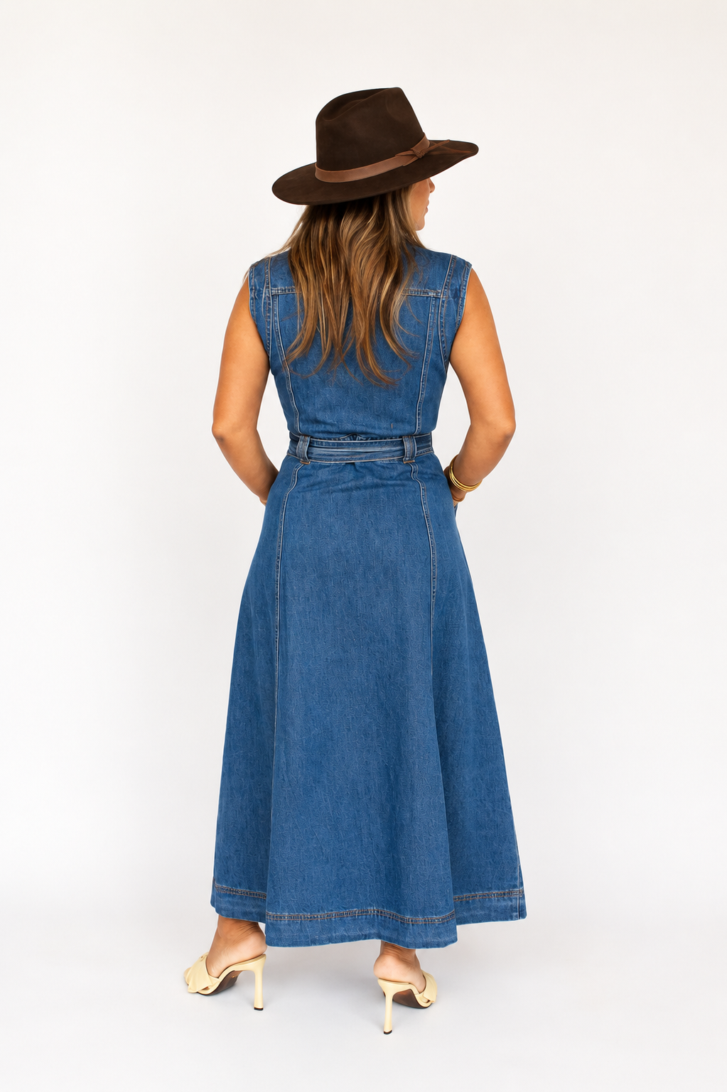 DAKOTA DENIM DRESS / DARK DENIM