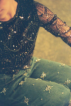 WILLOW TOP PLATEADA/NEGRO